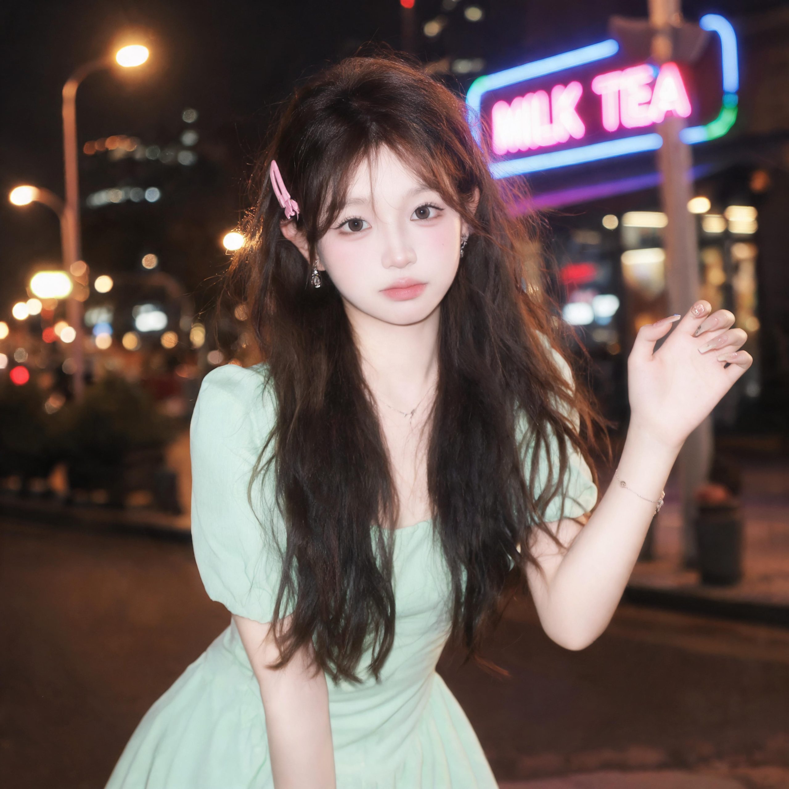 清冷CCD胶片感美女 AI绘画 冰瓷玉肌日常快照