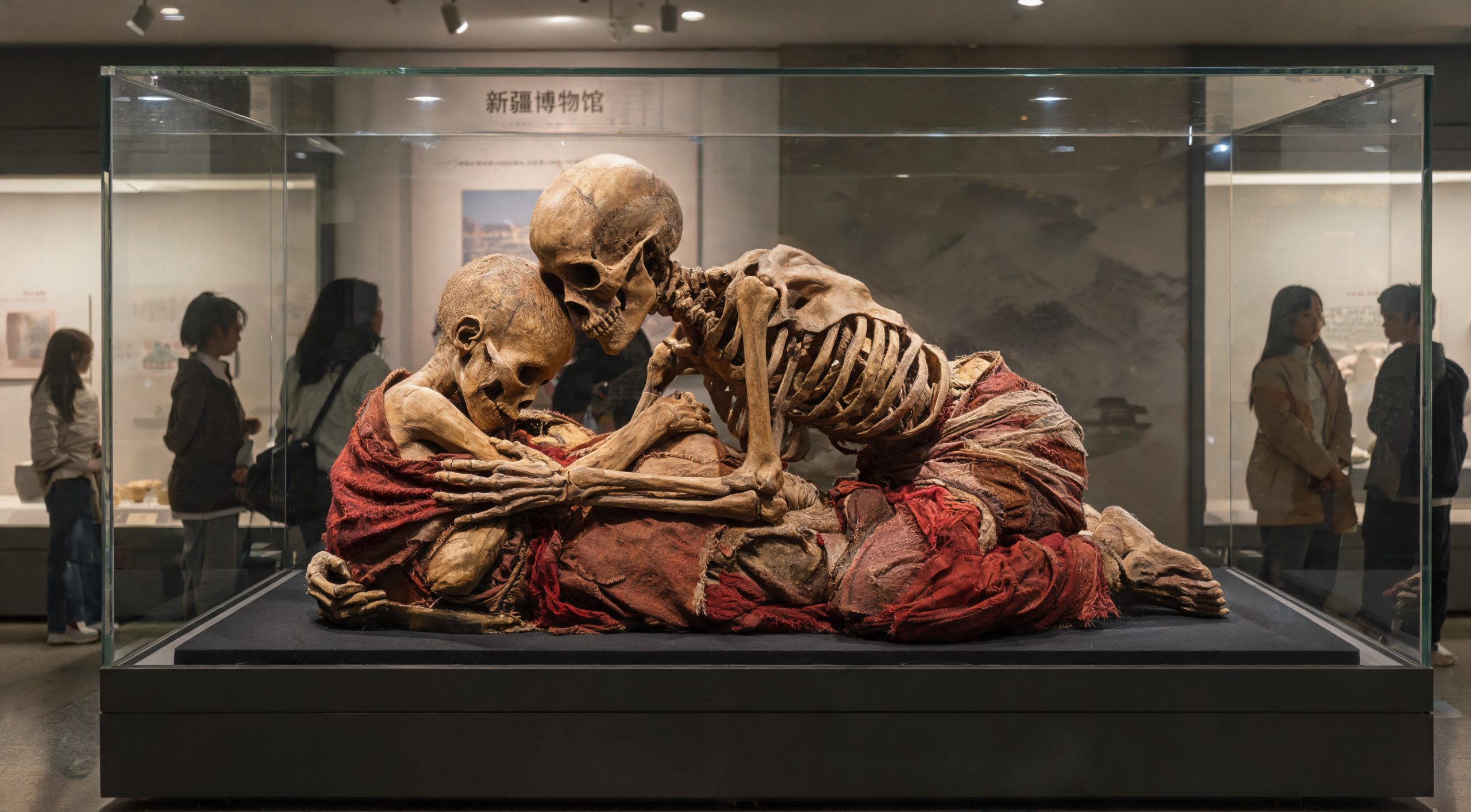 博物馆展厅全景氛围-展陈叙事法语境层效果图