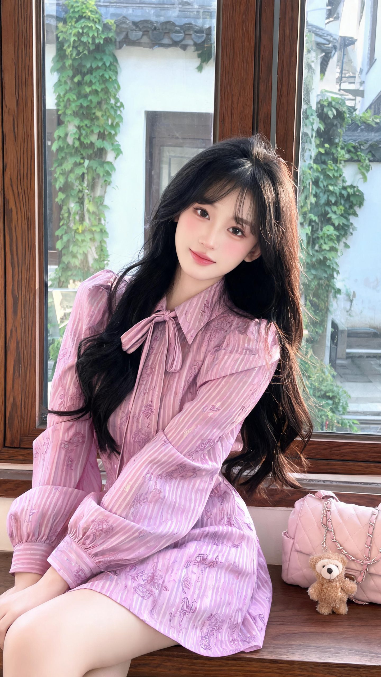 权重参差法讲解 甜美元气Prompt效果展示 窗边少女