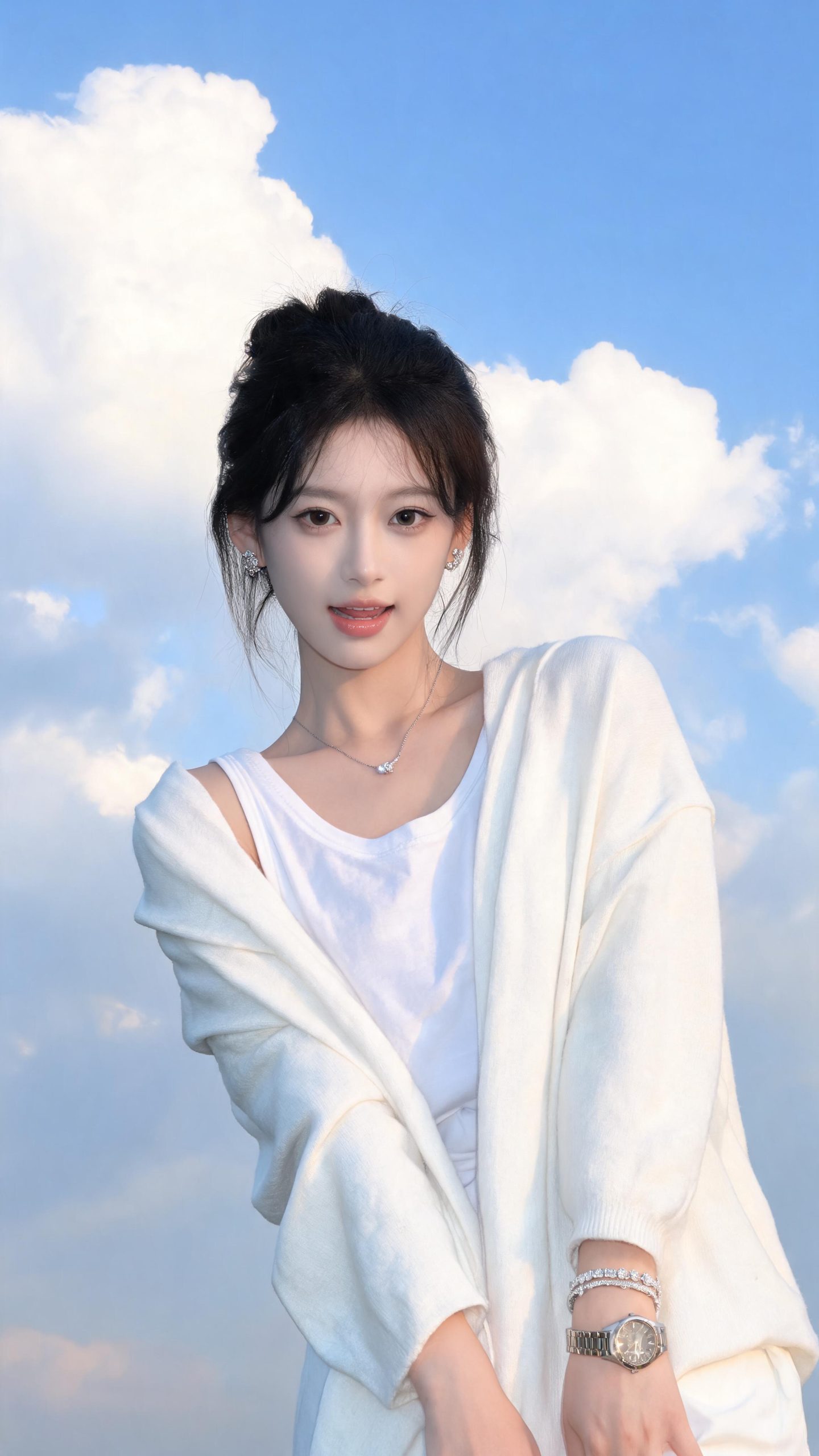 氛围密度法效果图2日常快照冷白皮少女