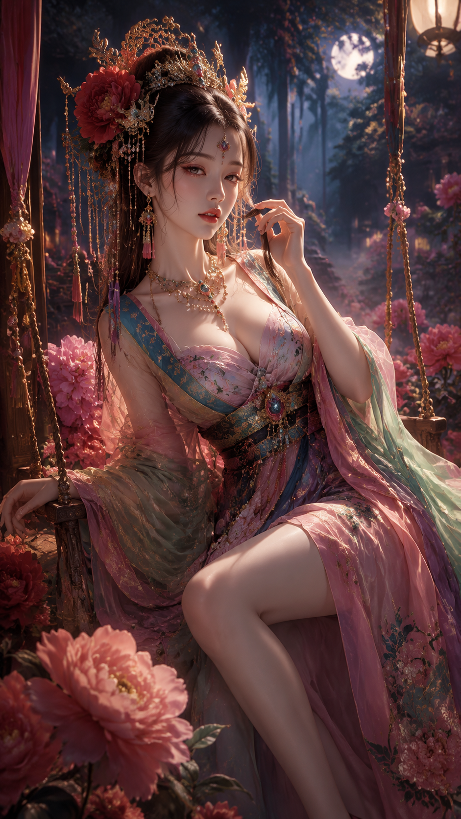 古风贵妃秋千写真-正文-1